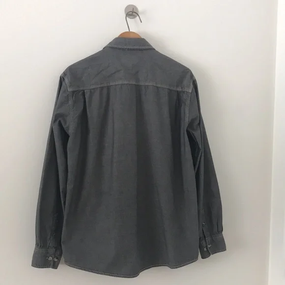 Weatherproof Grey cotton button down - Picture 2 of 10